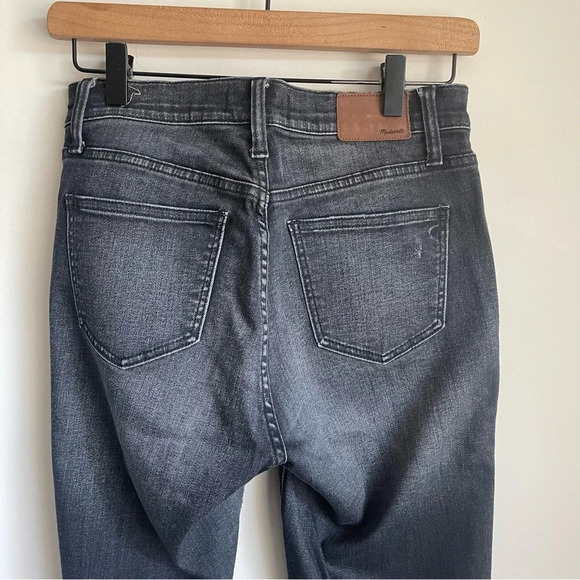 Madewell black high riser skinny distressed jeans size 27 - Picture 5 of 10